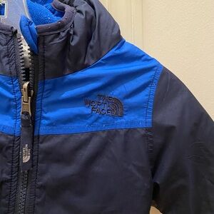 Reversible North Face | fleece lined, hand warmers